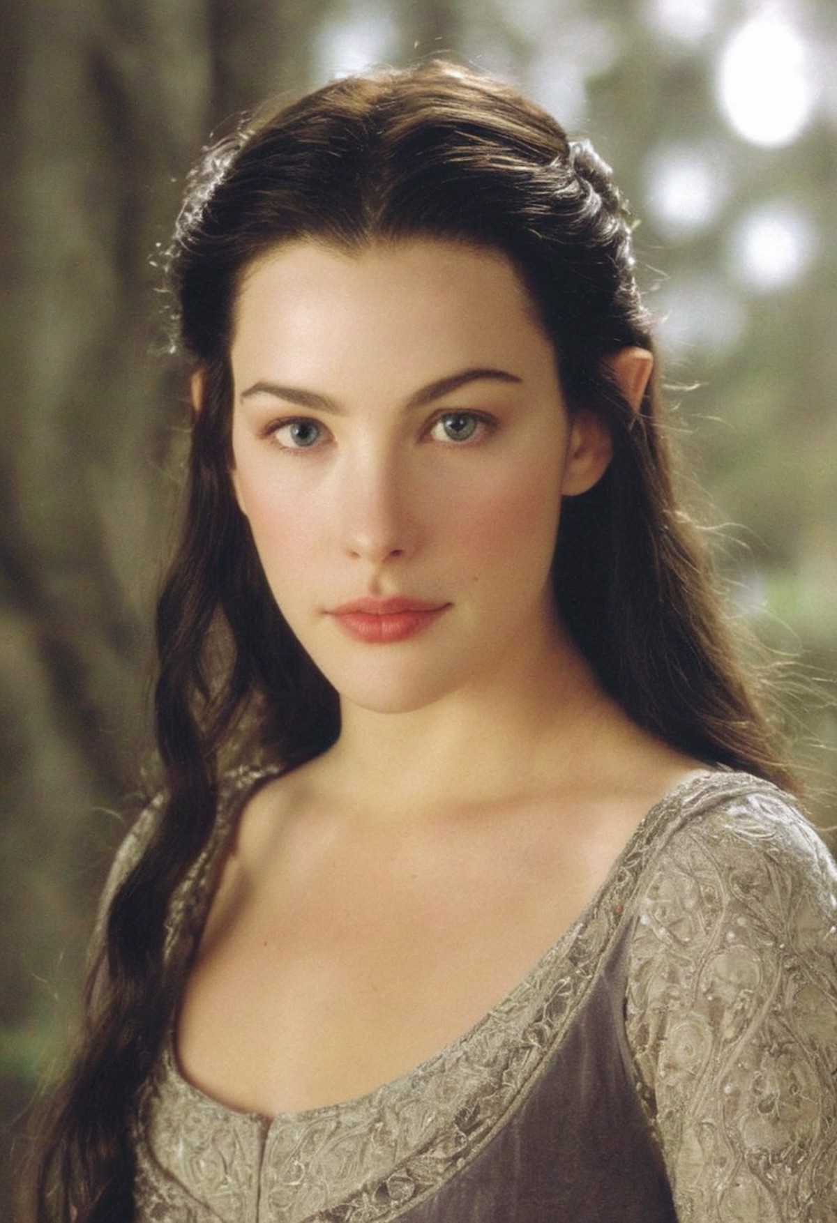 stunning medium photo of liv_arwen, (pointed ears:0.7), ethereal elven beauty, <lora:arwen_prodigy_sdxl_3300:0.75>